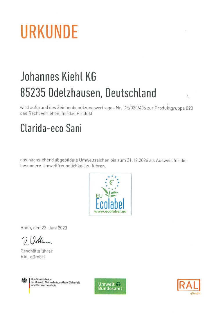 Ecolabel-Clarida